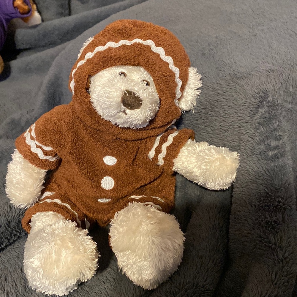 Collectible Holiday Ginger Brown Plush Teddy Bear 5” Stuffed Animal Toy
